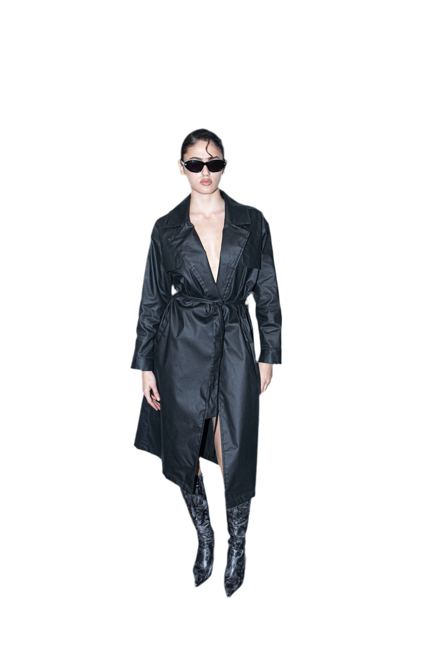 ASTRAL COATED TRENCH COAT